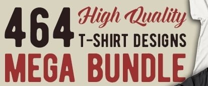 460+ T-Shirts & Posters Designs Bundle Deal
