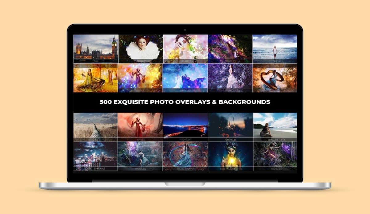 500 Exquisite Photo Overlays & Backgrounds Bundle Deal