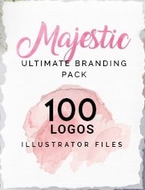 Majestic Ultimate Branding Pack Of 100 Iconic Logos Bundle Deal