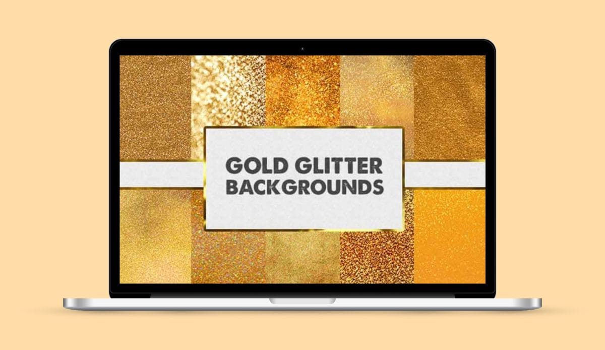 Gold Glitter Background Bundle Deal