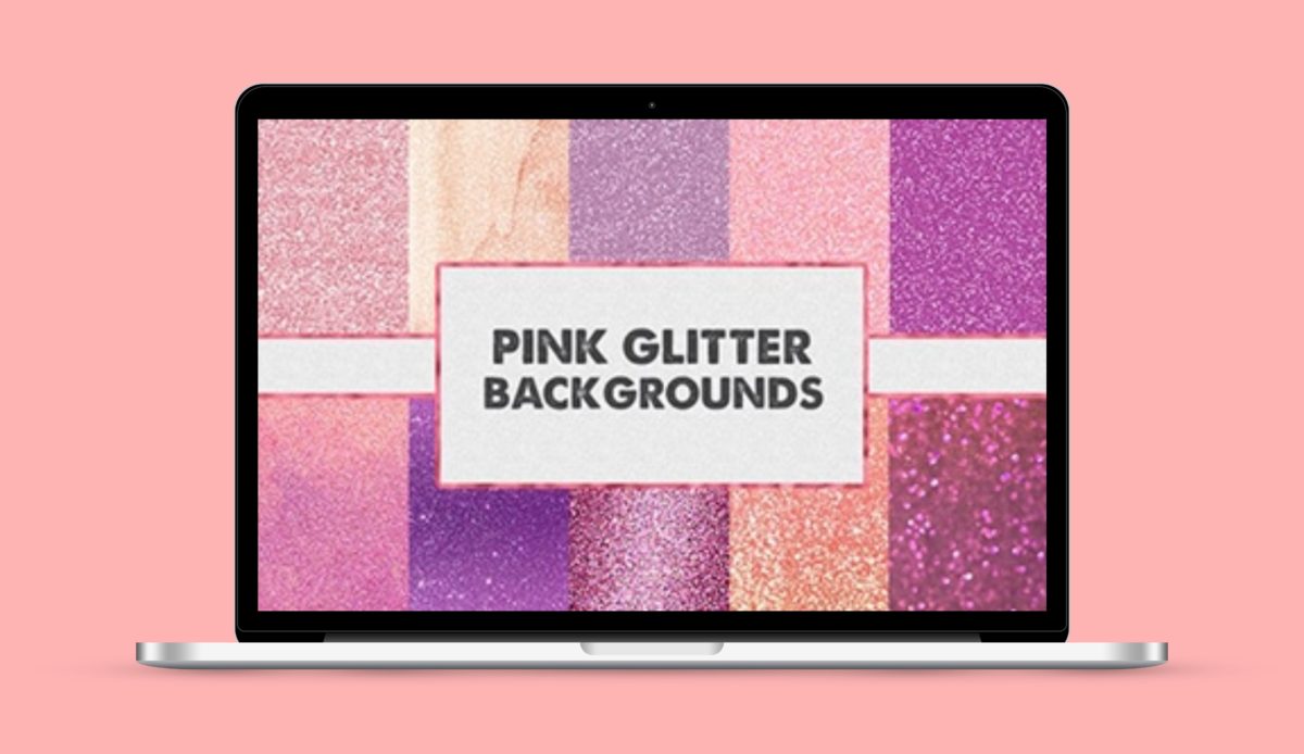 Pink Glitter Background Bundle Deal