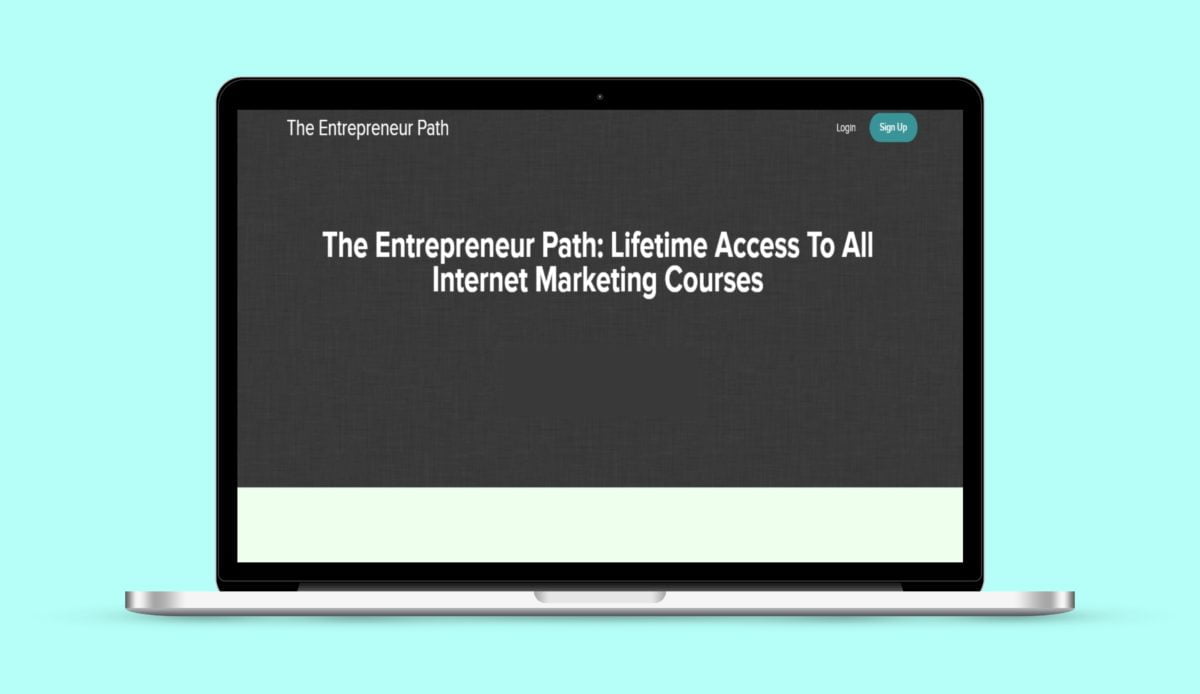 The Entrepreneur Path Lifetime Deal