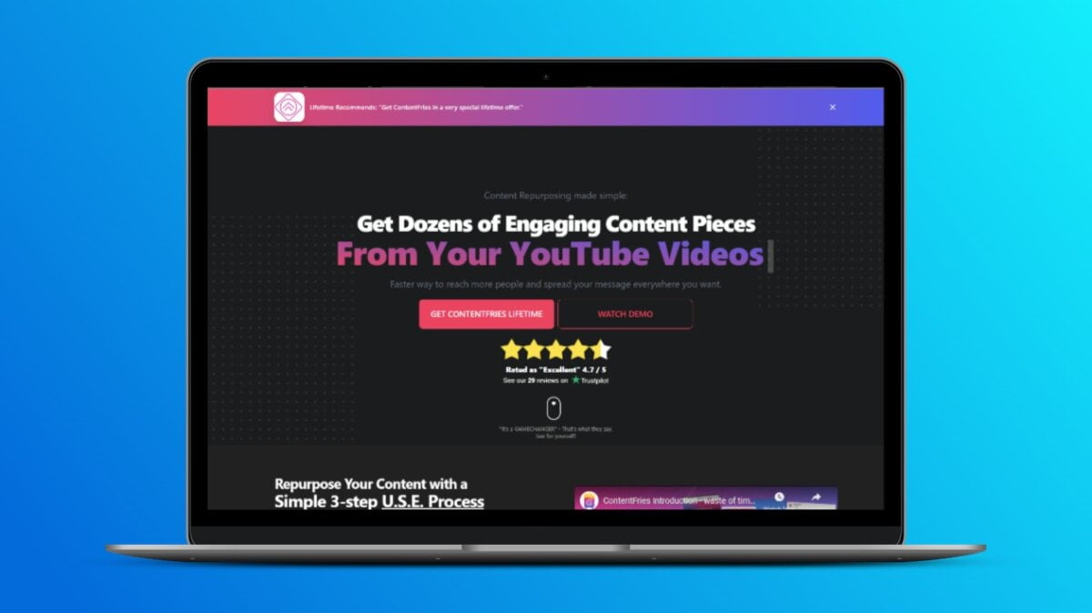 ContentFries Annual Deal,  ⚡ Content Repurposing Platform