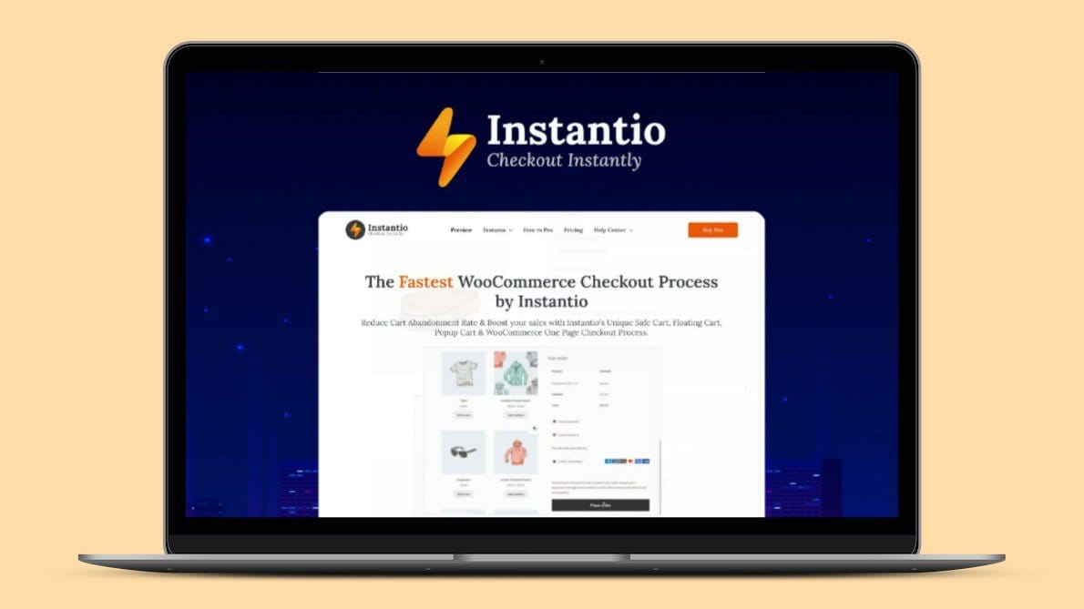 Themefic Instantio Black Friday Lifetime Deal | Get 65% OFF on WooCommerce Quick Checkout