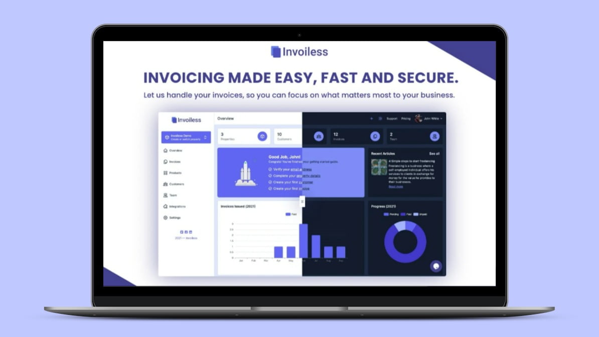 invoiless lifetime deal image