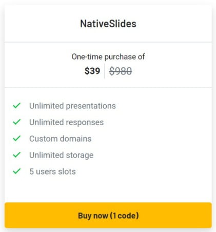nativeslides lifetime deal image 2