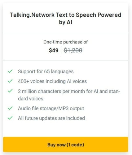 talkingnetwork lifetime deal image