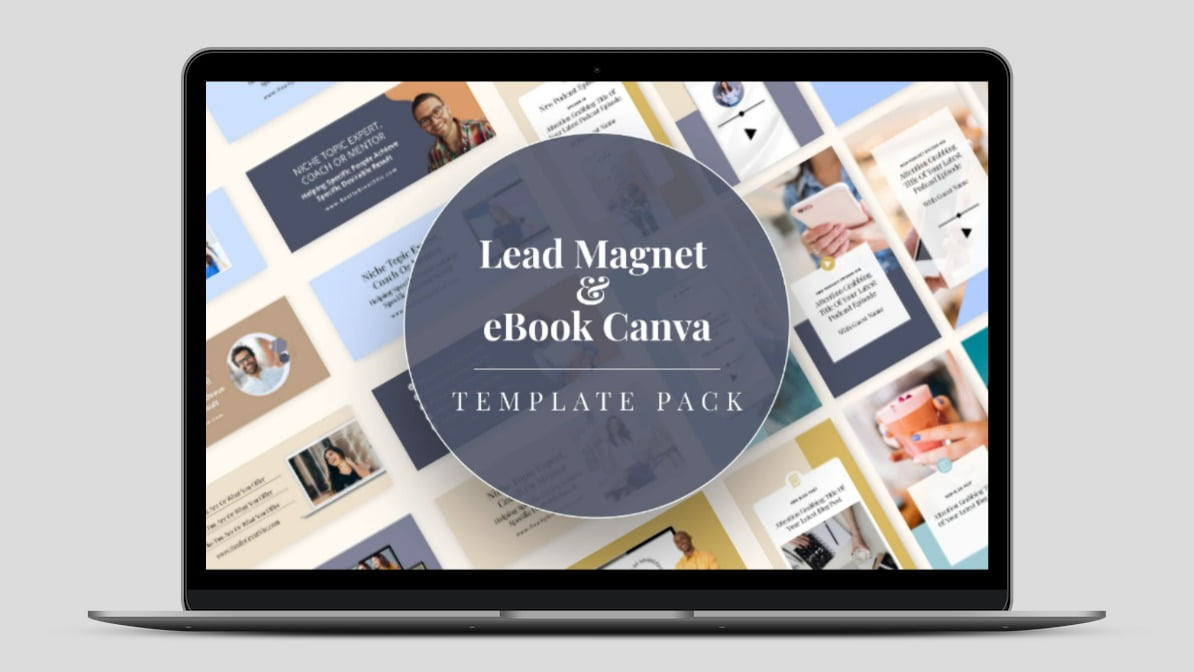 Lead Magnet & eBook Canva Template Pack Lifetime Deal Image