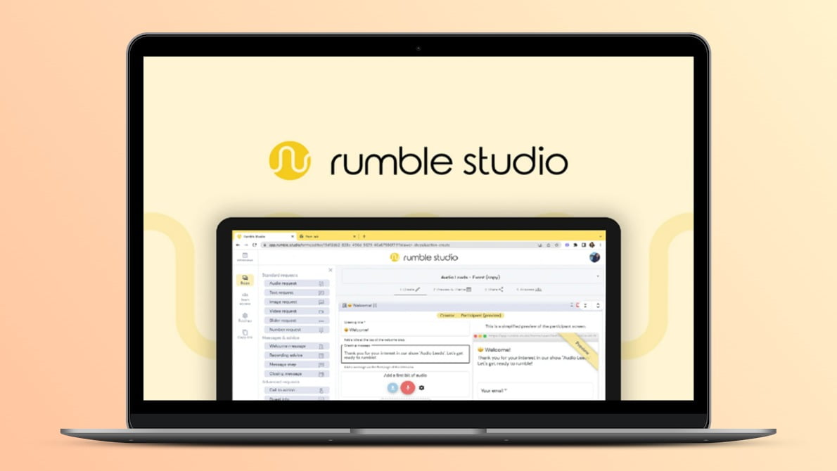 Rumble Studio Lifetime Deal Image