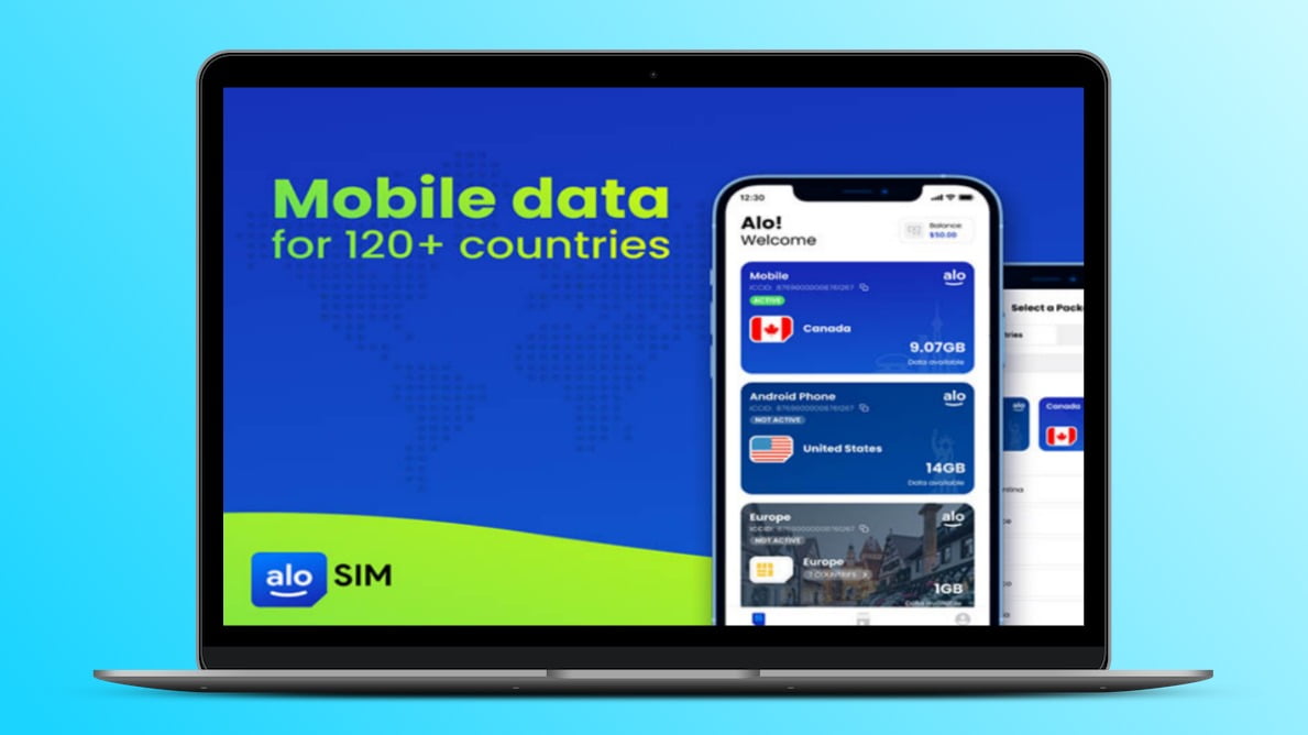 aloSIM Mobile Data Traveler Lifetime eSim Credit