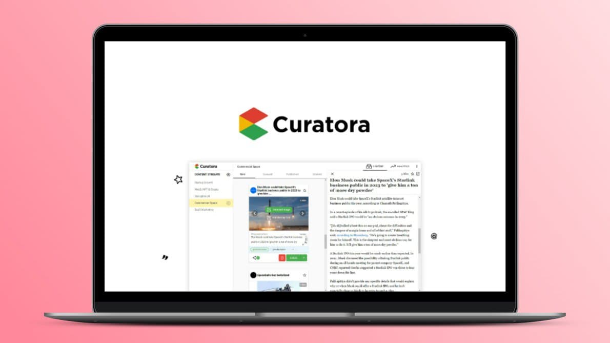 Curatora lifetime deal image