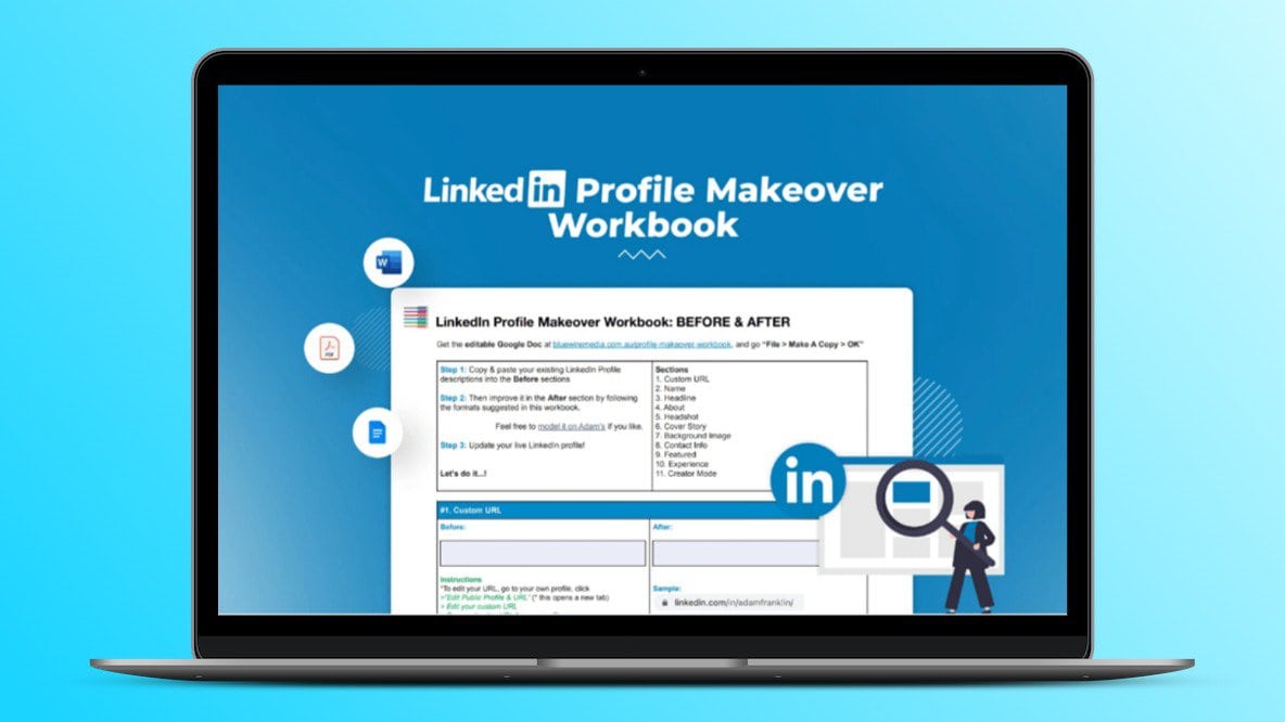 LinkedIn Profile Makeover Workbook Lifetime Deal
