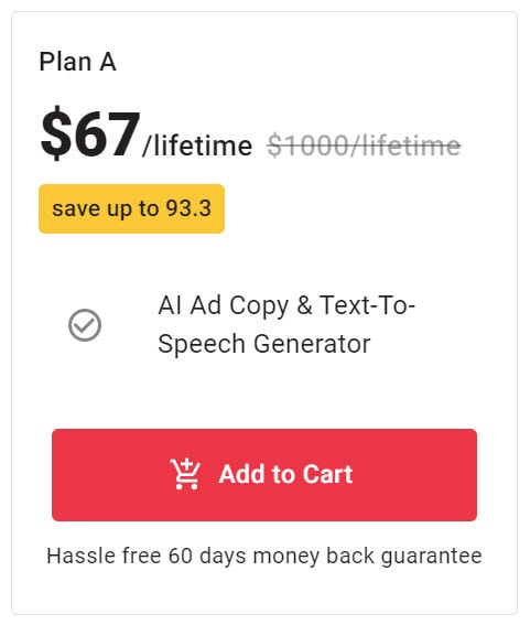 Ai Sofiya Lifetime Deal Pricing