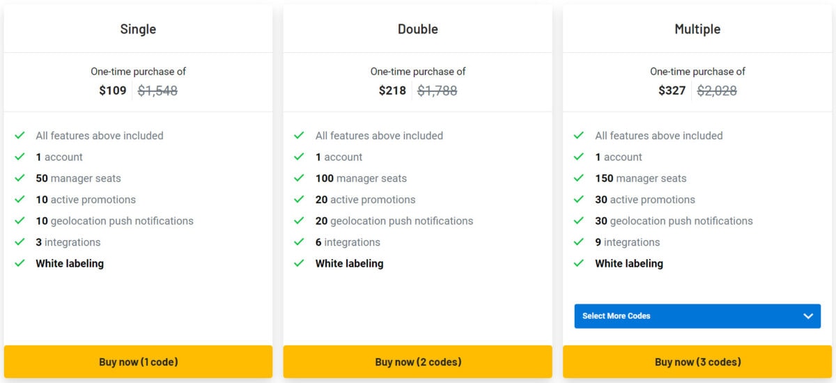 Boomerangme lifetime deal pricing
