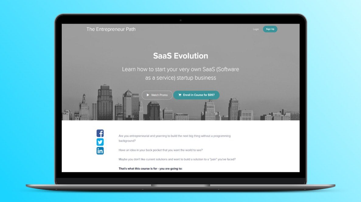 SaaS Evolution Online Course Lifetime Deal Image