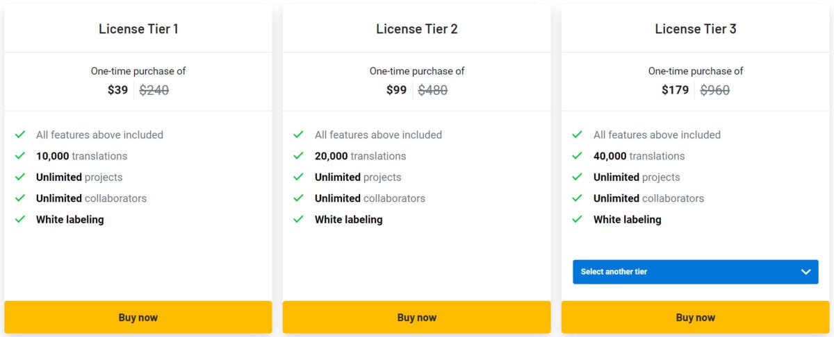 Transiyzi Lifetime Deal Pricing