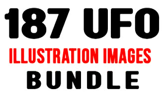 180 UFO Images Bundle Lifetime License Logo