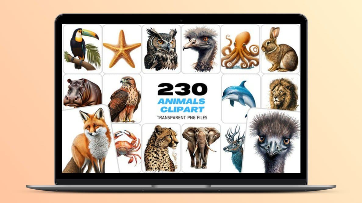 230 Amazing Animal Clipart Images Lifetime License Image