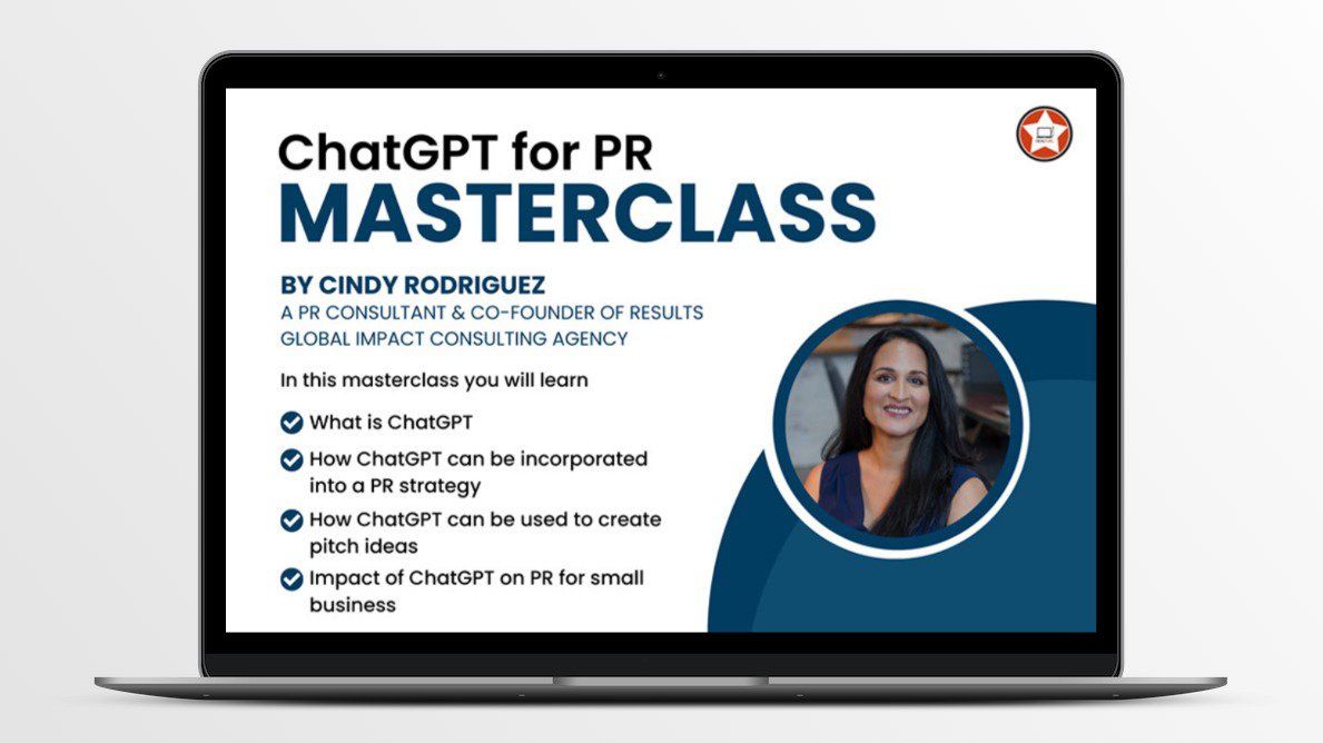 Chatgpt For Pr Masterclass Lifetime Access Image