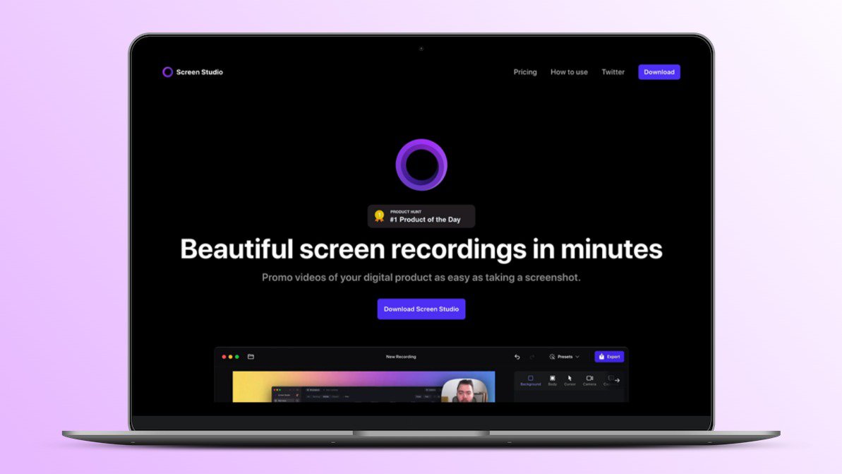 Screen Studio Lifetime Deal 💡 Transform your Demos with Studio Quality Videos