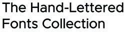 The Hand-Lettered Fonts Collection Lifetime License Logo
