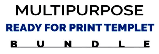 645 Multipurpose Photoshop Templates Bundle Lifetime License Logo