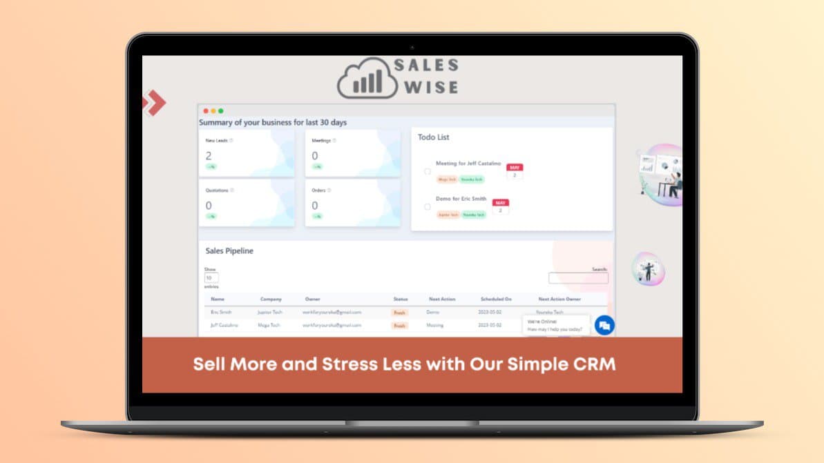 Saleswise Crm Lifetime Deal Image