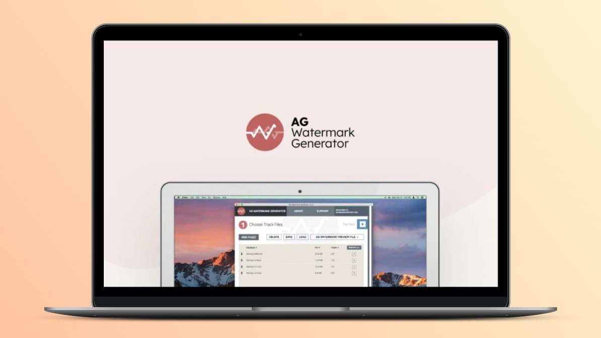 Ag Audio Watermark Generator Lifetime Deal Image