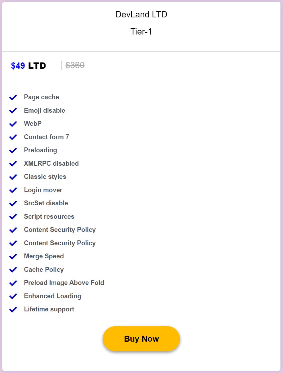 Dev.land Lifetime Deal Pricing I