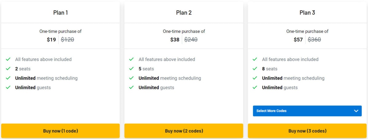 Letsmeet Lifetime Deal Pricing