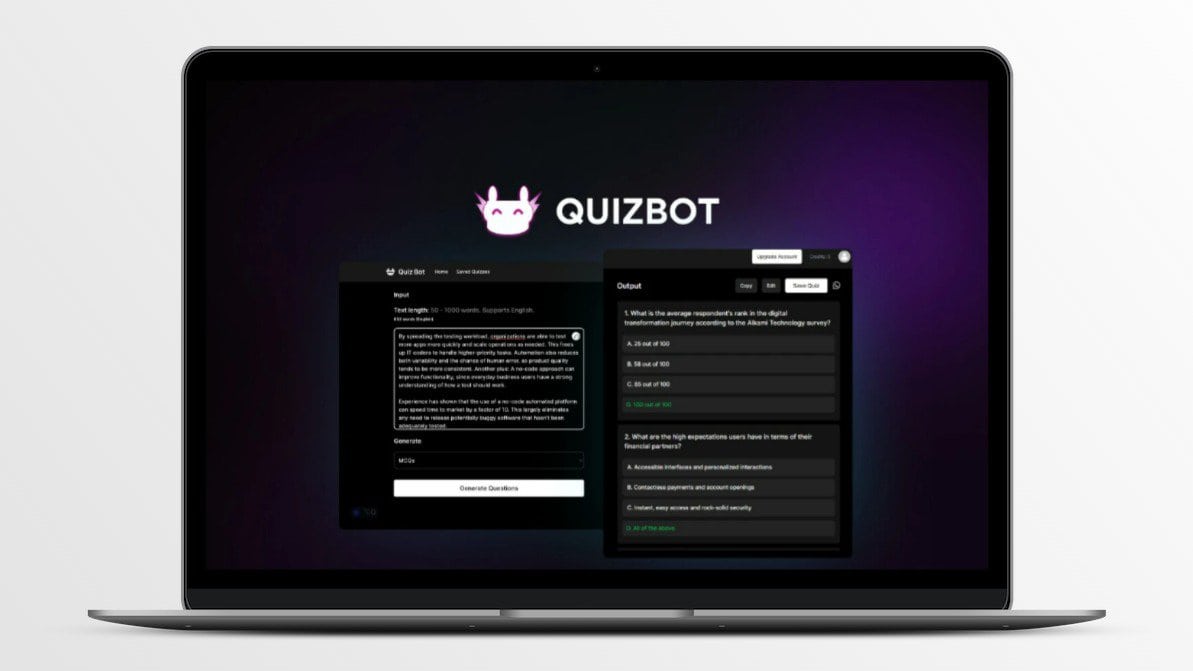 Quizbot Lifetime Deal Image