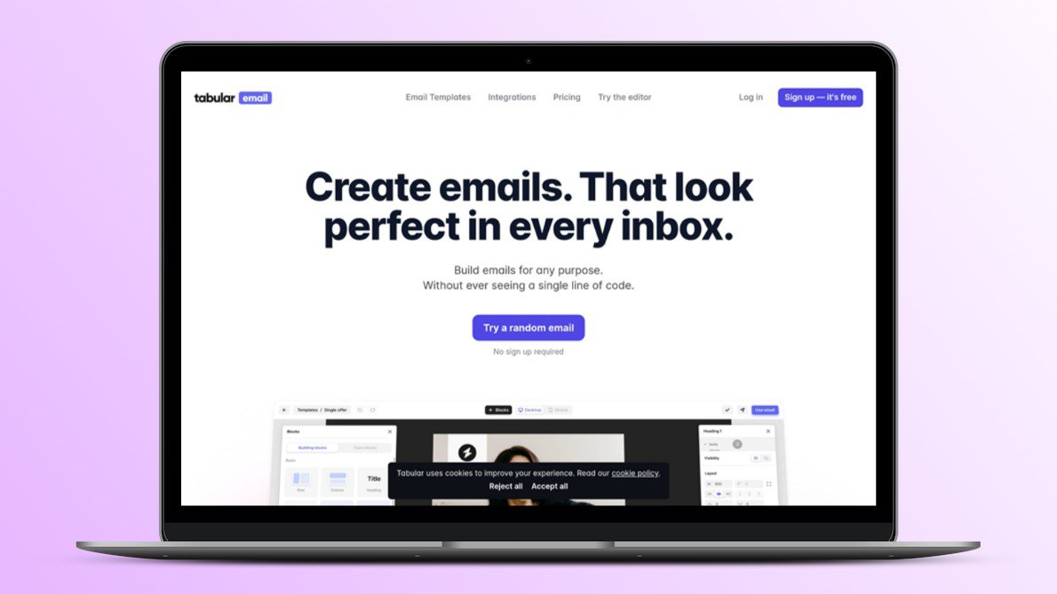 Tabular Email Lifetime Deal,  💌 Create High-Performing Emails