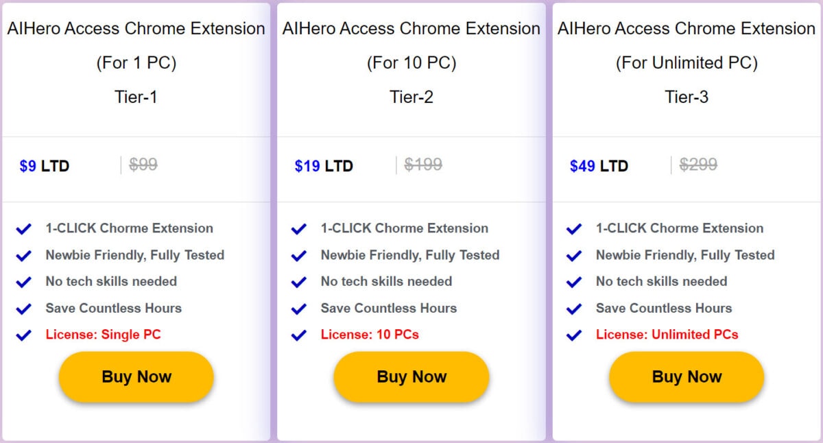 Ai Hero Lifetime Deal Pricing I