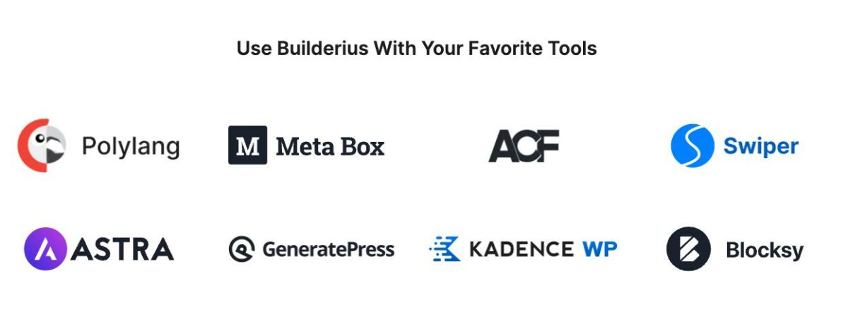 Builderius Favorite Tools