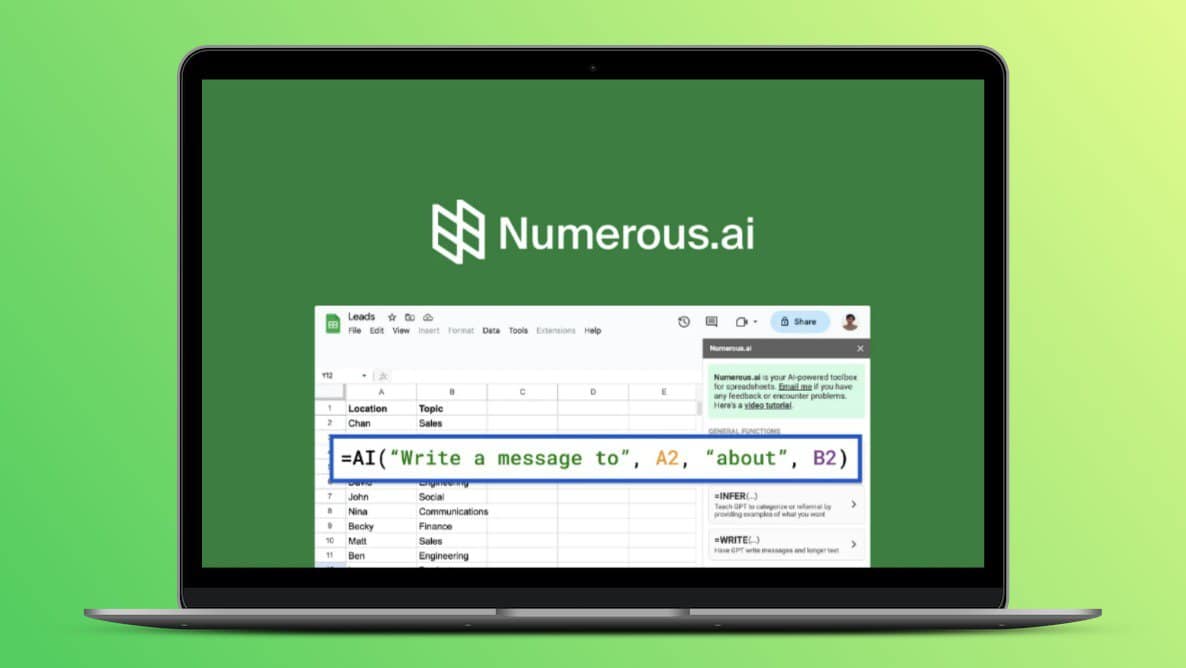 Numerous.ai Lifetime Deal Image