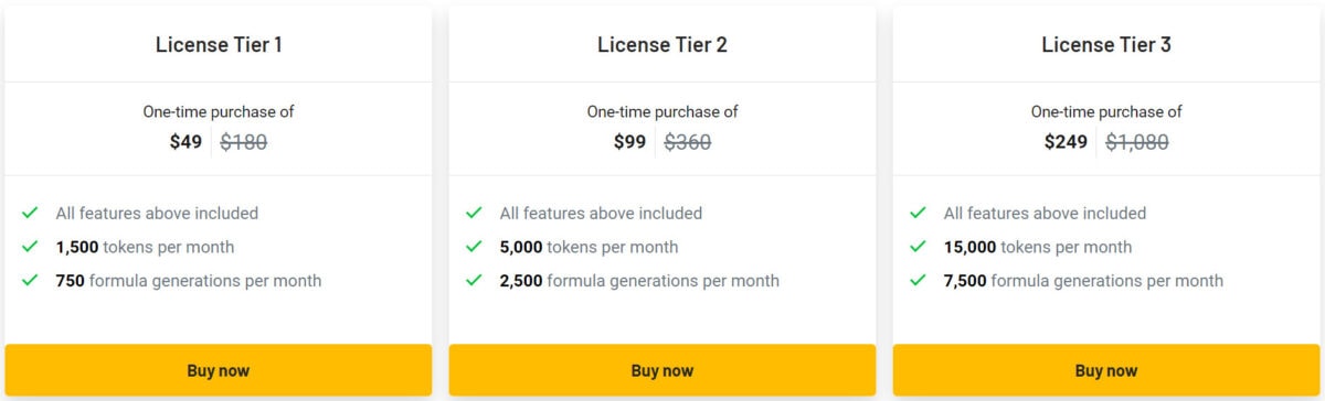 Numerous.ai Lifetime Deal Pricing