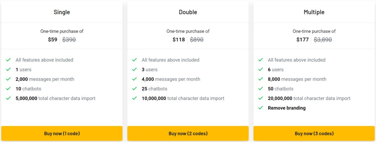 Livechatai Lifetime Deal Pricing
