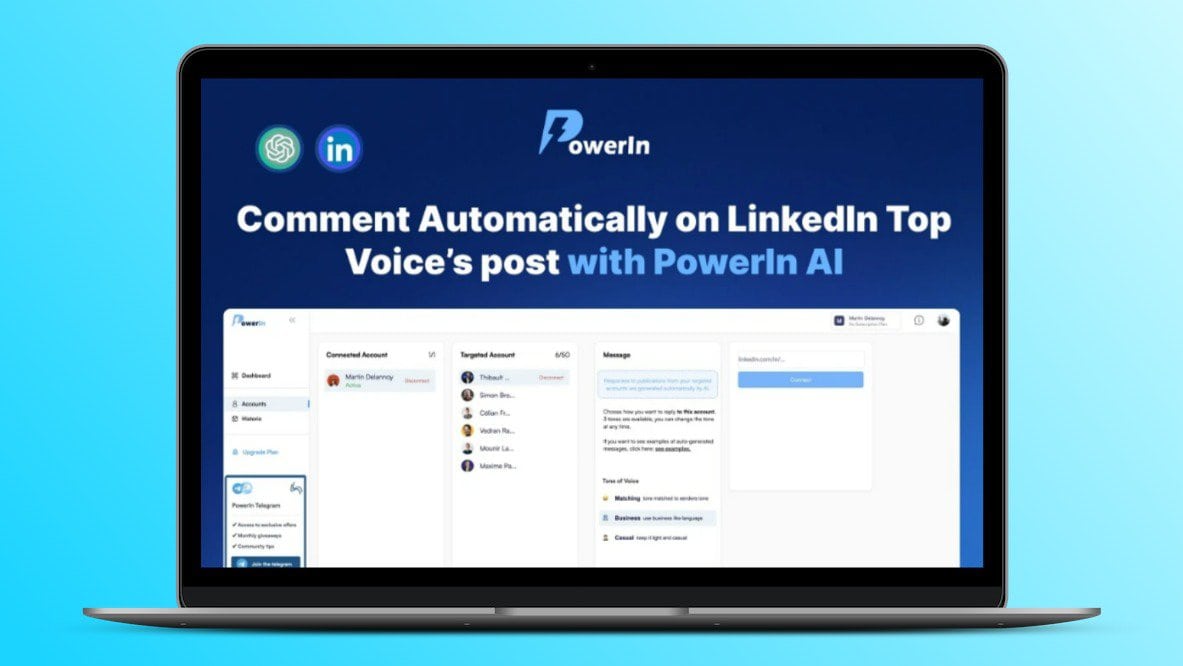 PowerIn Lifetime Deal ⚡ Automate LinkedIn Comments