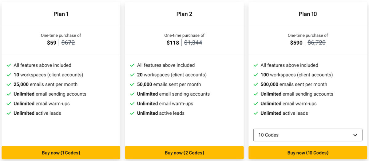 Reachable Lifetime Deal Pricing