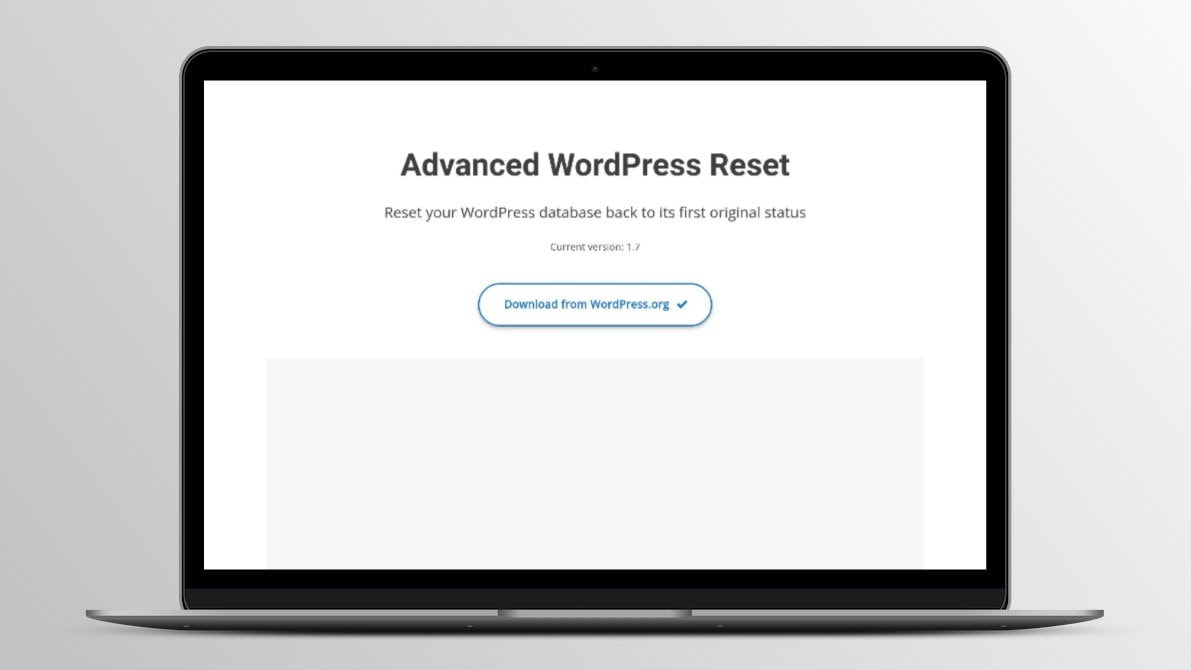 Advanced WordPress Reset Free Lifetime Deal