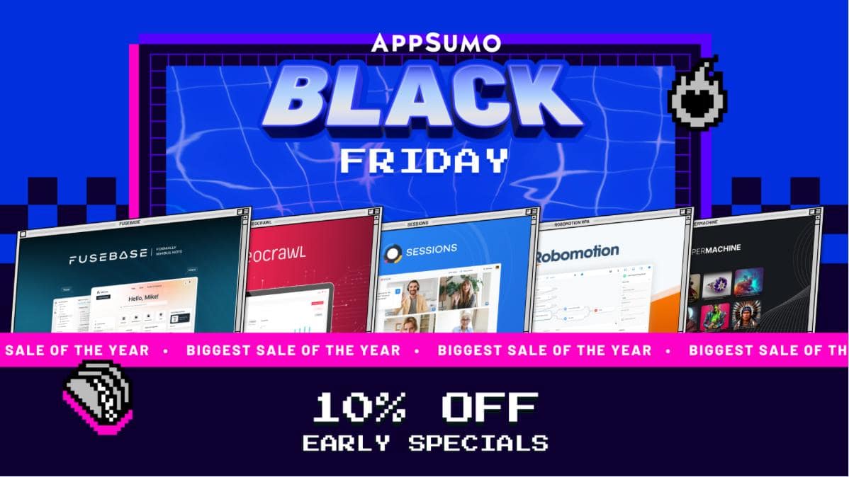 Appsumo Black Friday 2023 Lifetime Deals