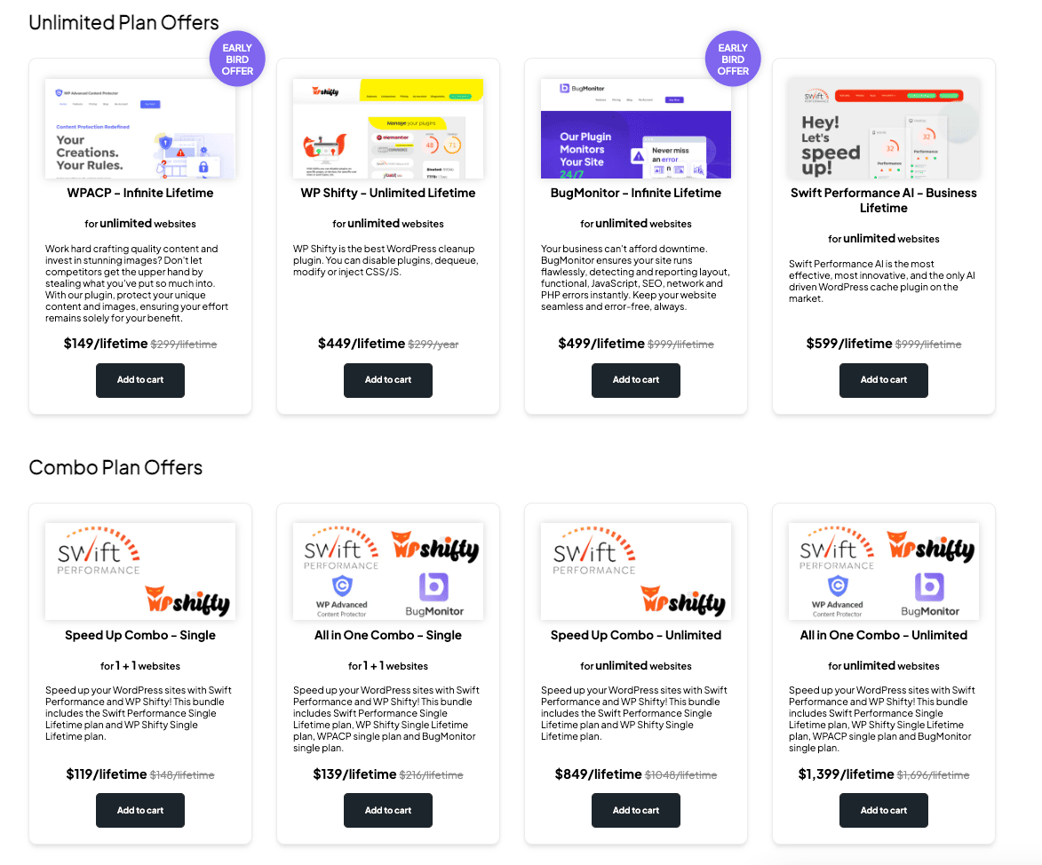 Swte Plugins Lifetime Plans