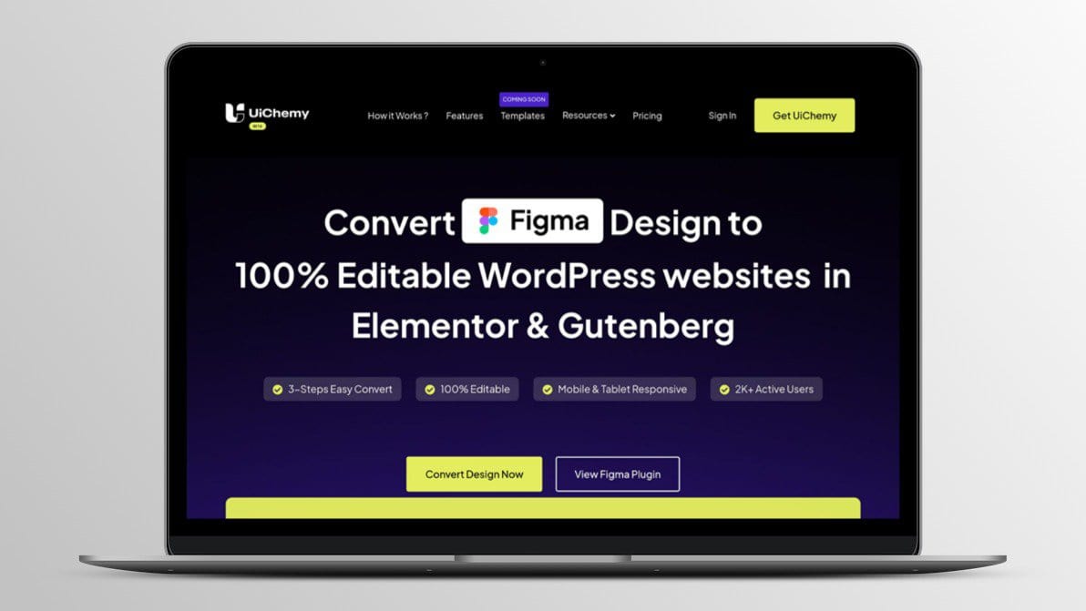 Uichemy - Convert Figma to WordPress