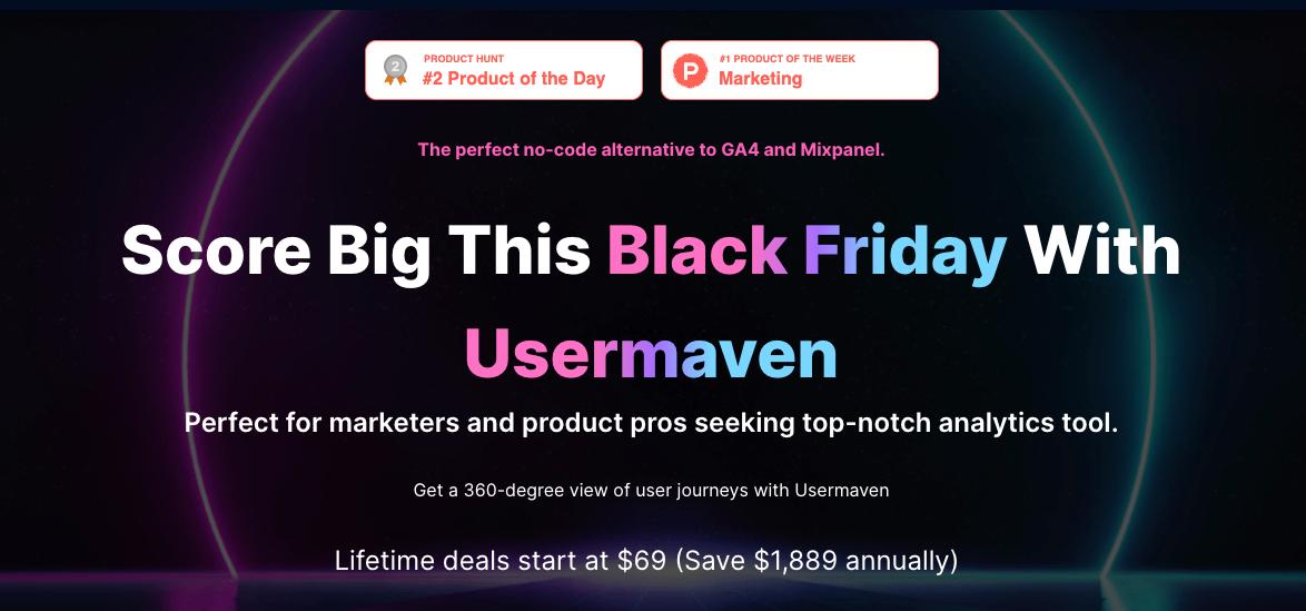 Usermaven Black Friday