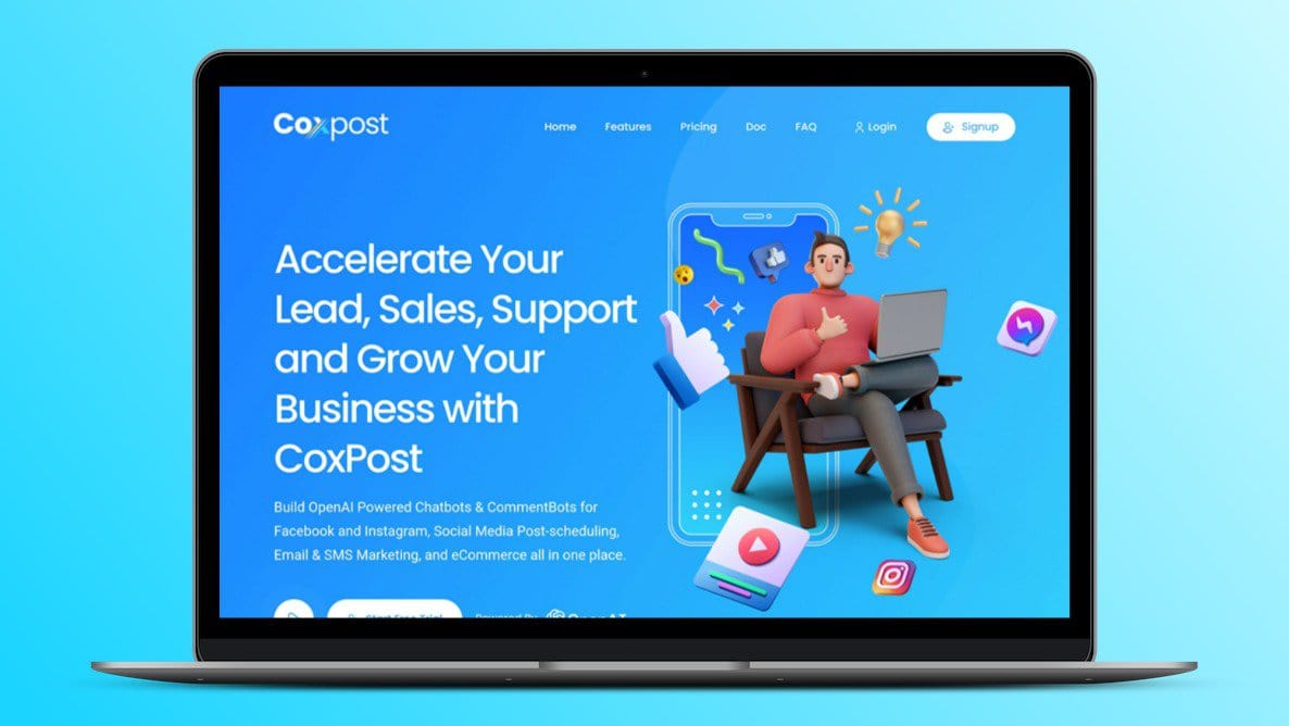 CoxPost Lifetime Deal 🌟 Social Media Marketing Tool Powered By AI