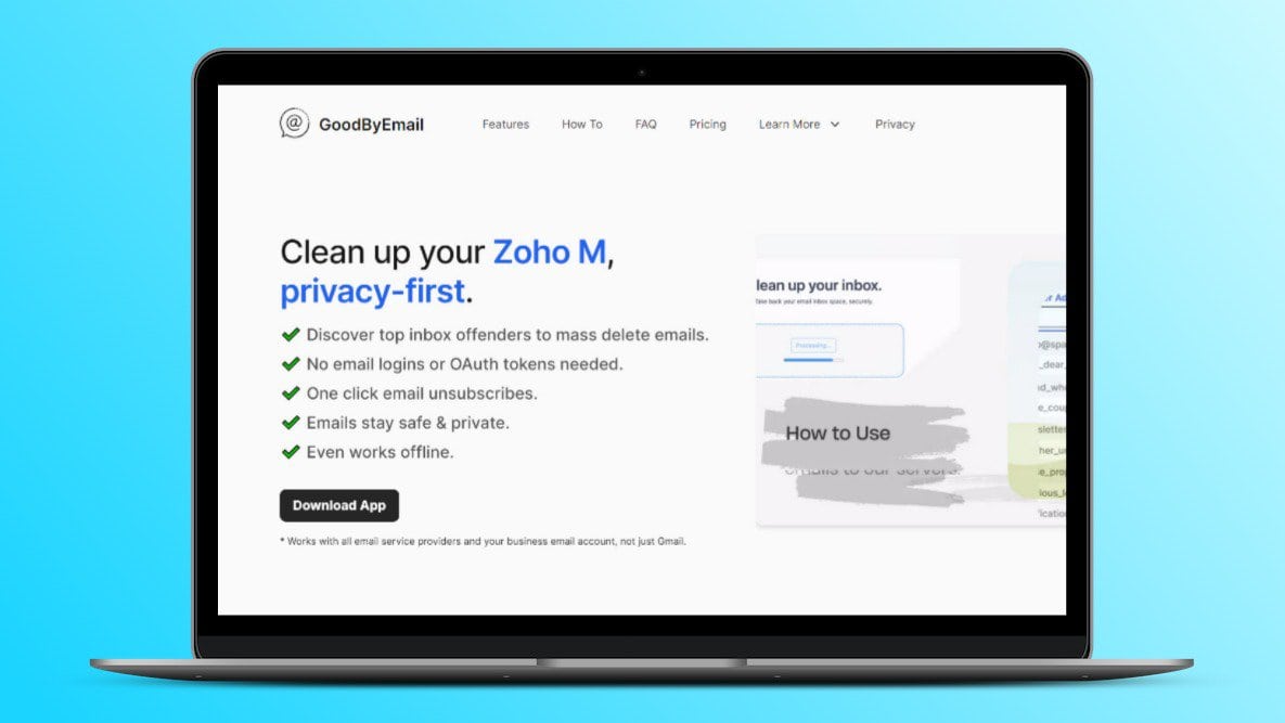 GoodByEmail Lifetime Deal,  💌 Clean Up Gmail Securely