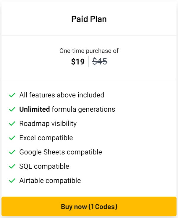 Magicformula Lifetime Deal Pricing