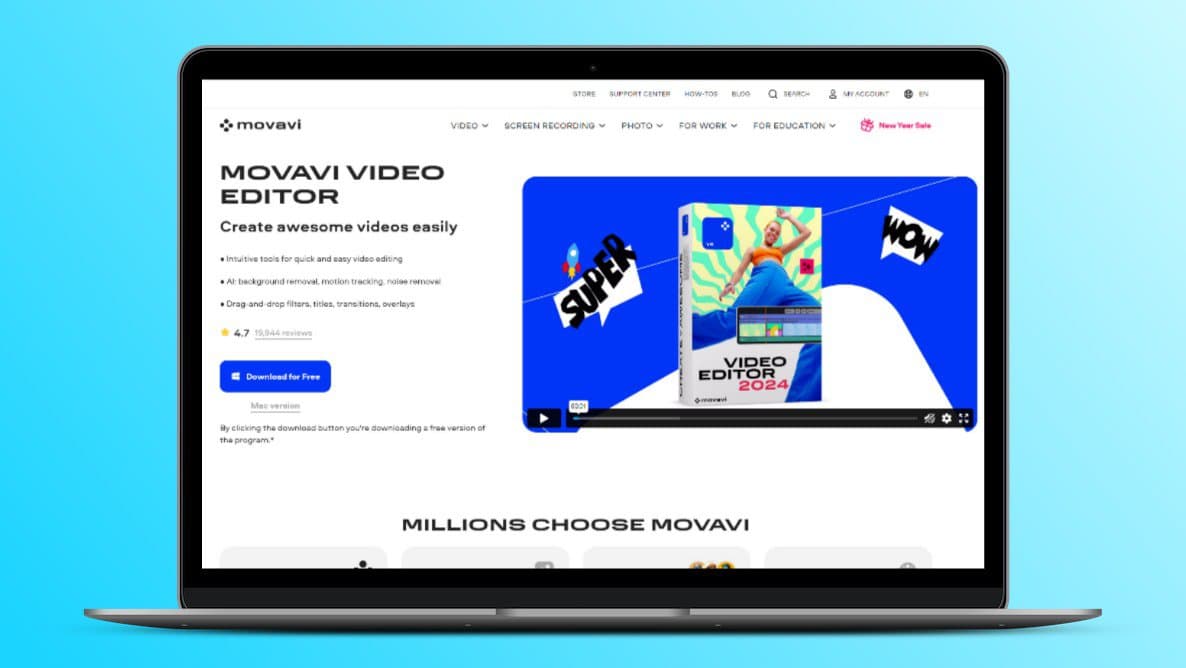 Movavi Video Editor Lifetime Deal Image