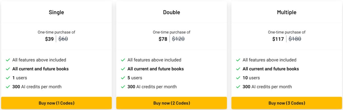 Storyshots Lifetime Deal Pricing I