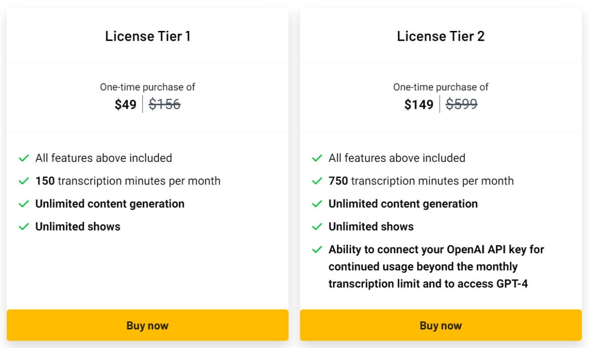 Whispertranscribe Lifetime Deal Pricing